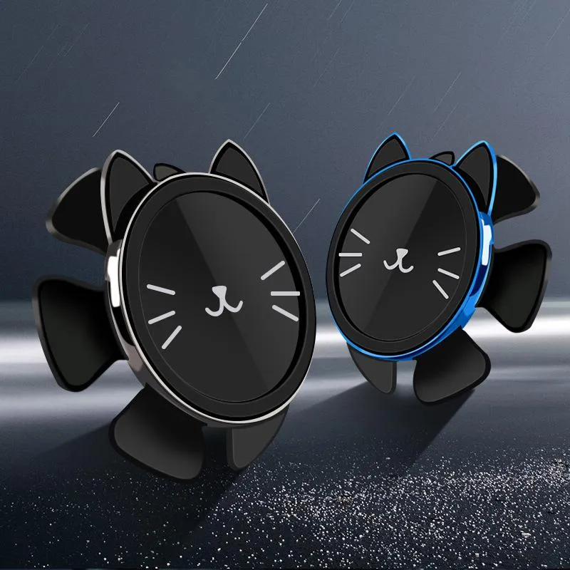 Interior Decorations Steering Wheel Gravity Gyroscope Bracket Creative Cat Multifunctional Car Navigation Suction Cup Mobile Phone