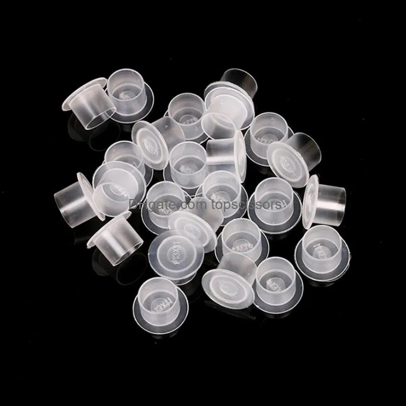 set of 300pcs tattoo ink cups with base s m l 100pcs each size ink cap for tattooing and eyebrow permanent makeup