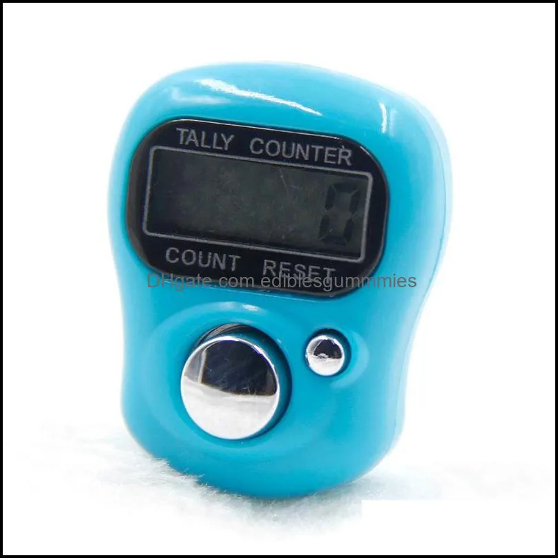 Wholesale-Stitch Marker And Row Finger Counter LCD Electronic Digital Tally Counter Hot Sale New