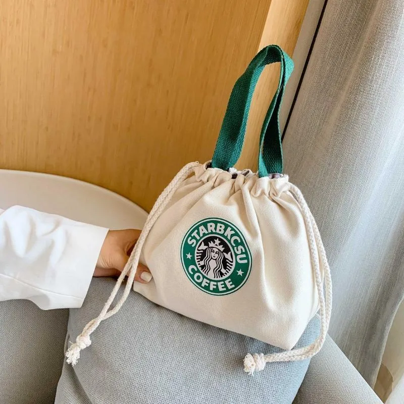 化粧品バッグケースランチボックスバッグ女性用ハンドバッグキャンバスハンドレディースハンドバッグと財布