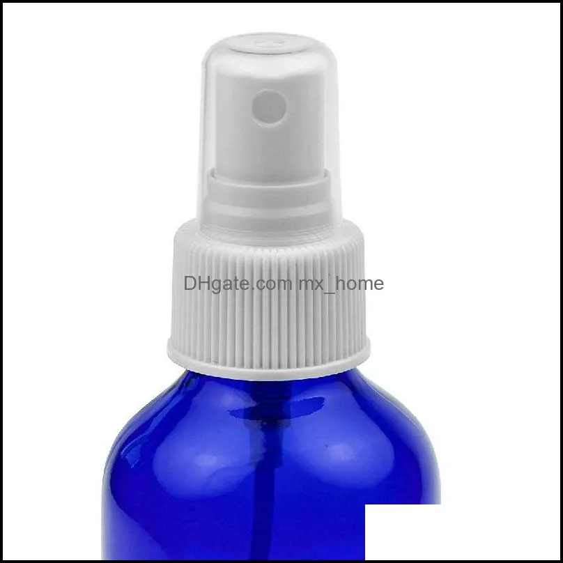 Cobalt Blue Glass Bottle Bottles with Black Fine Mist Pump Sprayer Designed for  Oils Perfumes Cleaning Products Aromatherapy