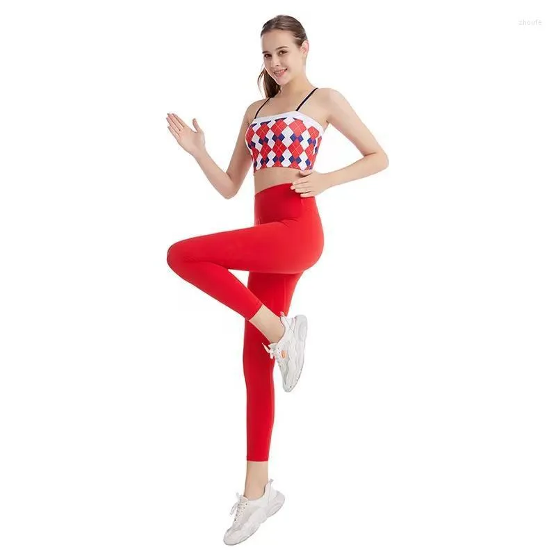 Calça de duas peças feminina feminina feminina de ioga conjunto ginástica academia de ginástica curta capa esportiva camisetas top scrunch de cintura alta
