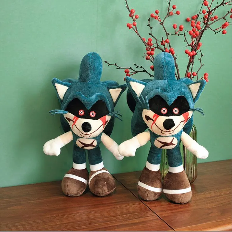 Горячий супер ежа Sonic Plush Toy Ink Green Style Friend Pith