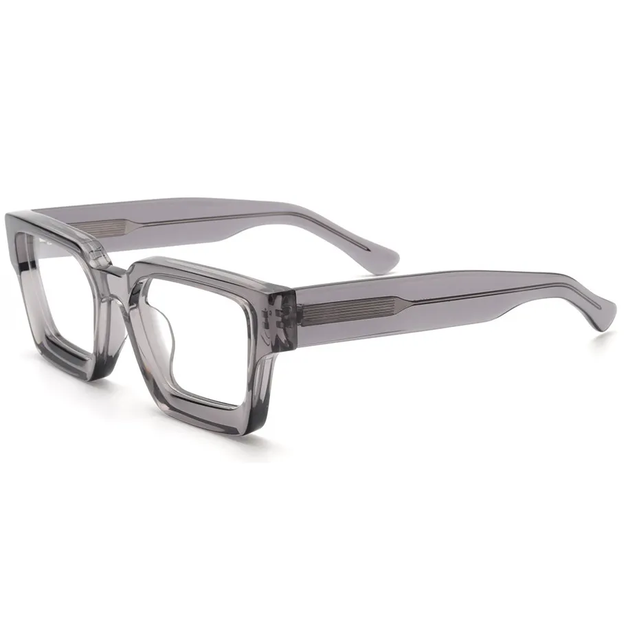 Hommes Lunettes Optiques Marque Femmes Lunettes De Soleil Épais Lunettes Cadres Vintage Mode Grand Carré Cadre Lunettes De Soleil pour Femmes Myopie Lunettes avec Étui