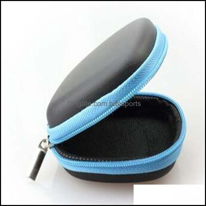 Headphones Earphone Cable Storage Hard Box Case Pouch Bag SD Card Hold Box Wholesale 360 S2