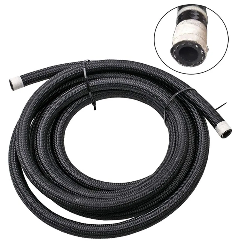 Universal Nylon Steel Braided Fuel Hose 3 Meters, 10FT AN4/AN6