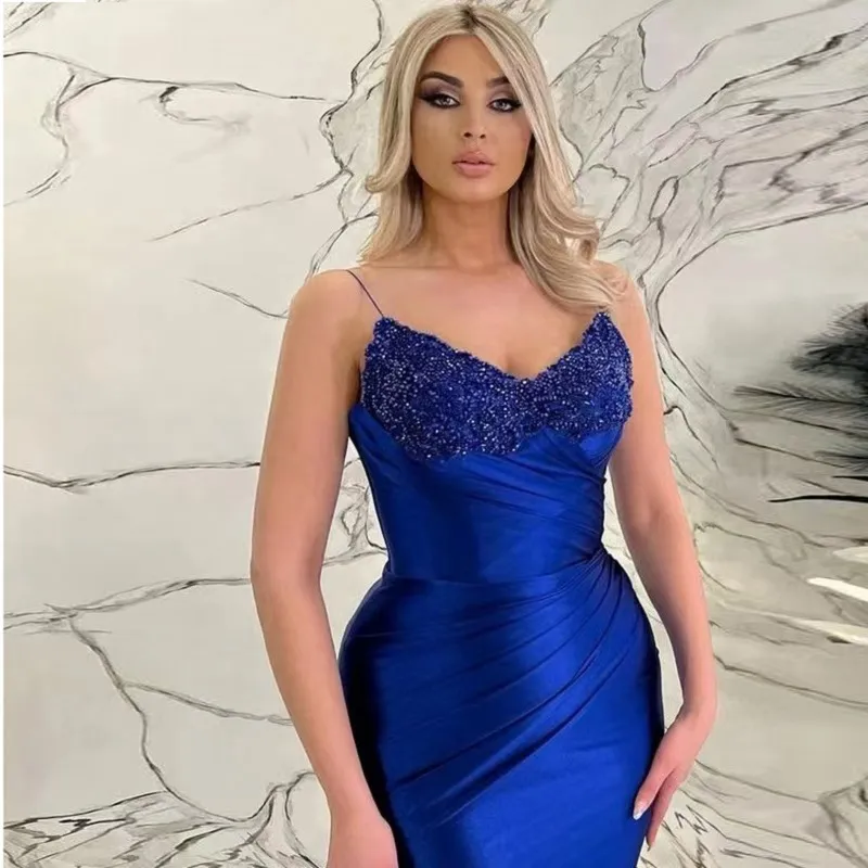 sapphire blue dress