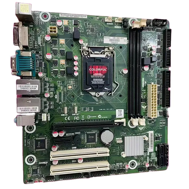 SIMB-683 SIMB-68300-00A1E For Advantech Industrial Computer Motherboard H81 Chipset 4th Generation CPU10 Serial Port
