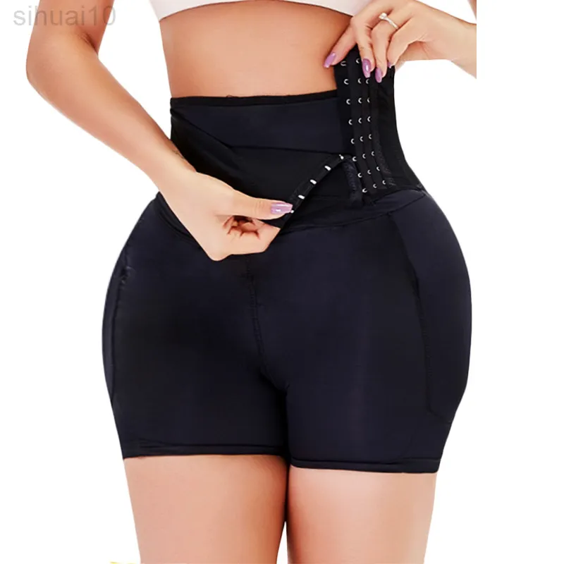 Underpant S-6XL Sexy Butt Lifter Shapewear Vita sottile Trainer Abito donna Intimo Body Shaper Imbottito Falso Bil Hip Enhancer L220802