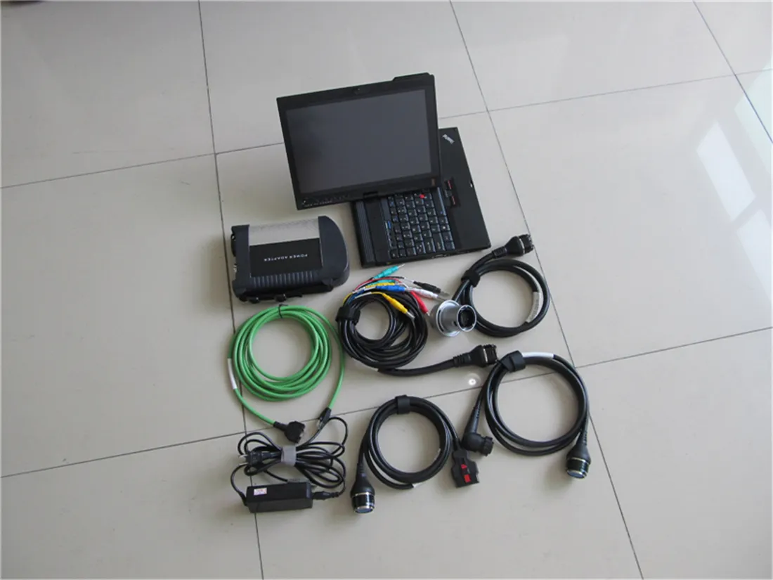 Диагностический инструмент Wi-Fi MB Star C4 Toughbook с 09.2023 Xentry EPC DAS SSD Software в ноутбуке x200T готово к работе