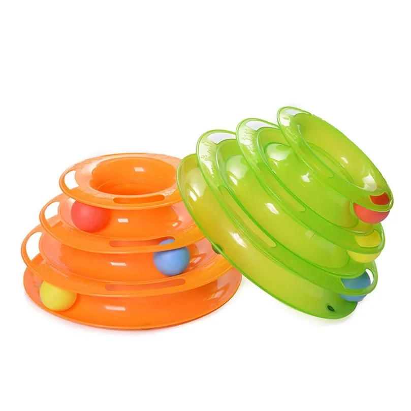 Multi Level Cat Toy Tower Triple Track Ball... From Dou08, $8.36 |  DHgate.Com