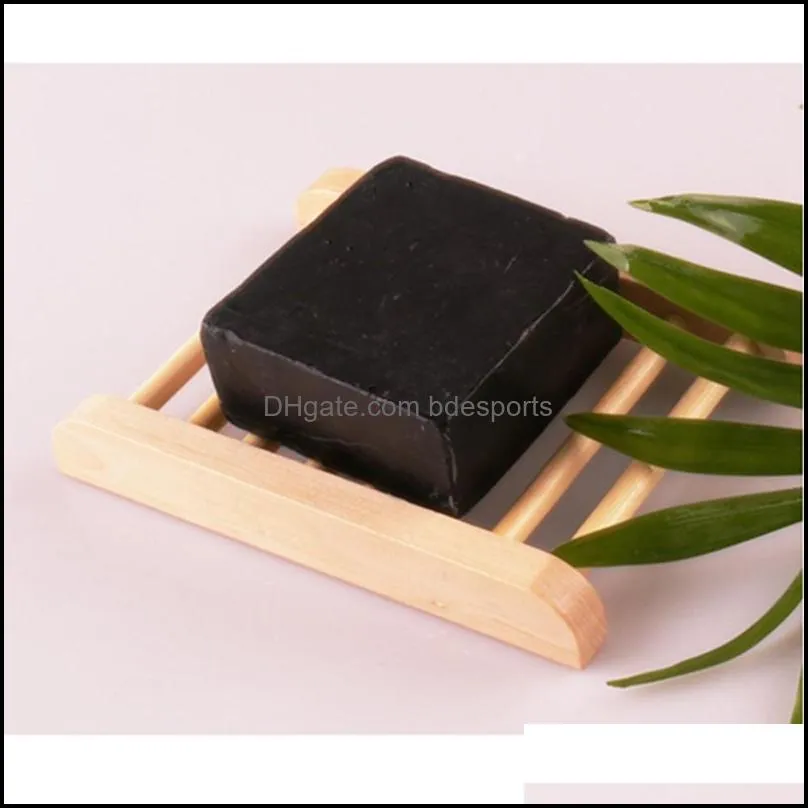 wood soap dishes for bathroom bamboo soap holder for shower Counter Sink Bathroom Soap saver wooden