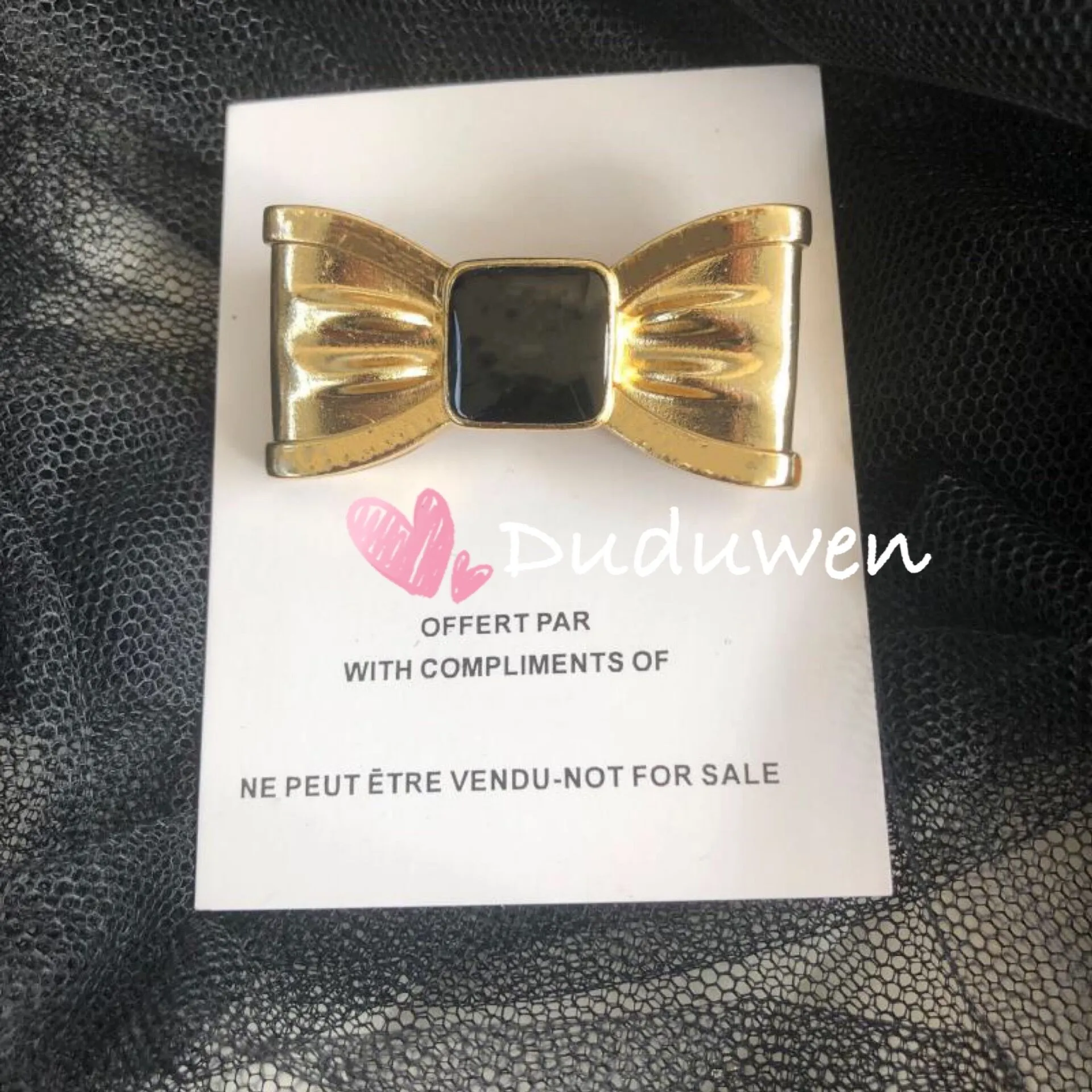 5x2,5 см DIY Pins Pretty Gold Color Bowknot Fashionl Brooch Classic 2C Винтажные дизайнерские аксессуары Vip Paper Card