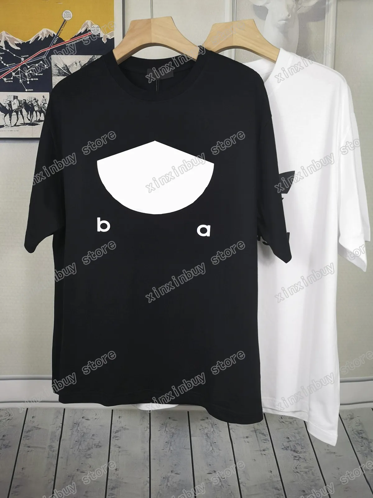 22SS homens homens designers t camisetas paris letra de algodão impressão de algodão curta manga curta gente de streetwear xinxinbuy preto branco xs-l