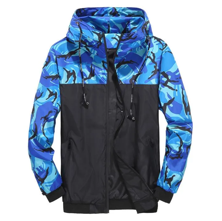 2022 Heren Camouflage Jas Outdoor Travel Hoodies ColorBlock Youth Party Soft Shell Jas Topkwaliteit