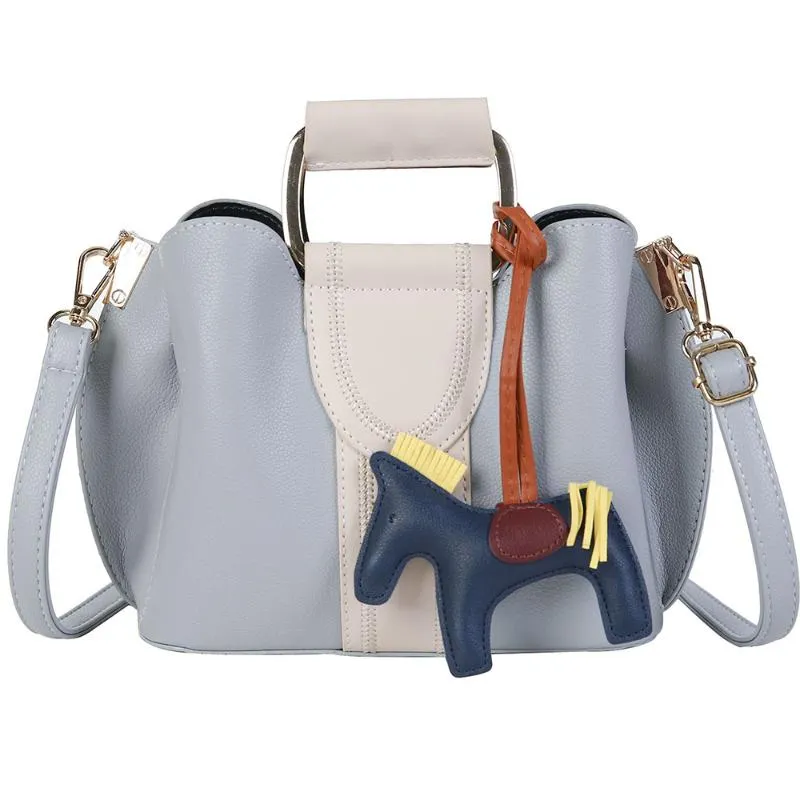 Avondtassen vrouwen merk schouder schattige ornamenten crossbody tas voor dames shopper vrouwelijke luxe eenvoud emmer handtassen hoge kwaliteitsiveni