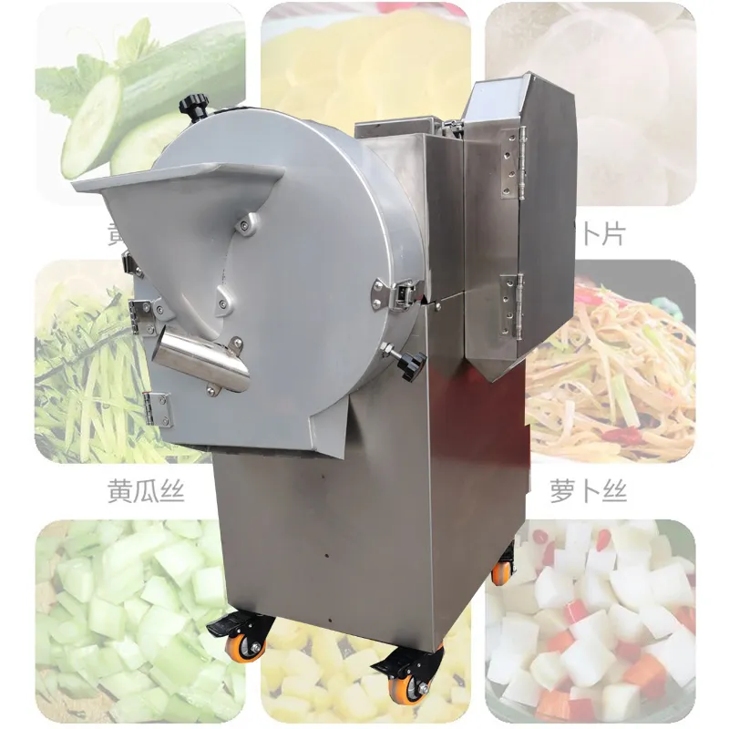 110V 220V multi-function cut vegetables machine canteen kitchen commercial slice shred chives automatic cut stuffing equipment