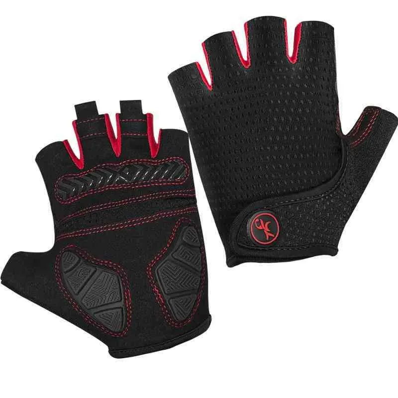 Bike Cycling with 5MM Gel Pad Half Finger Biking Bicycle Gloves for Men Women