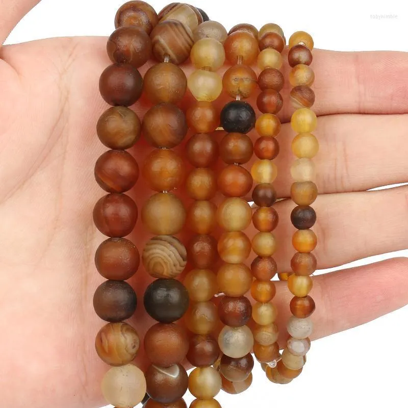 Other 8 10mm Natural Stone Yellow Gobi Agate Beads Round Loose Spacer For DIY Jewelry Making Bracelet Necklace 15 InchesOther Toby22