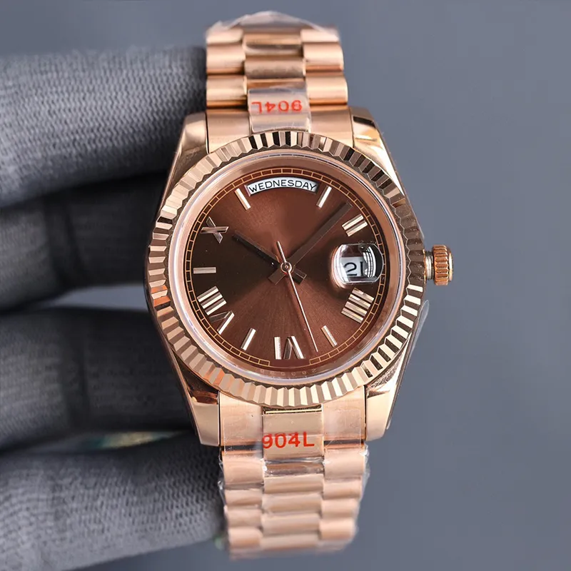 Dhgate zegarki męskie zegarek dla Watch Automatyczne zegarki MOISSANITE Designer Watches Rozmiar 40 mm 36 mm 904L Bransoletka ze stali nierdzewnej Sapphire Glass Waterproof Orologio
