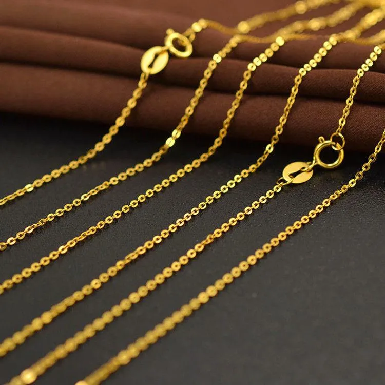 Pure 18k gold chain store