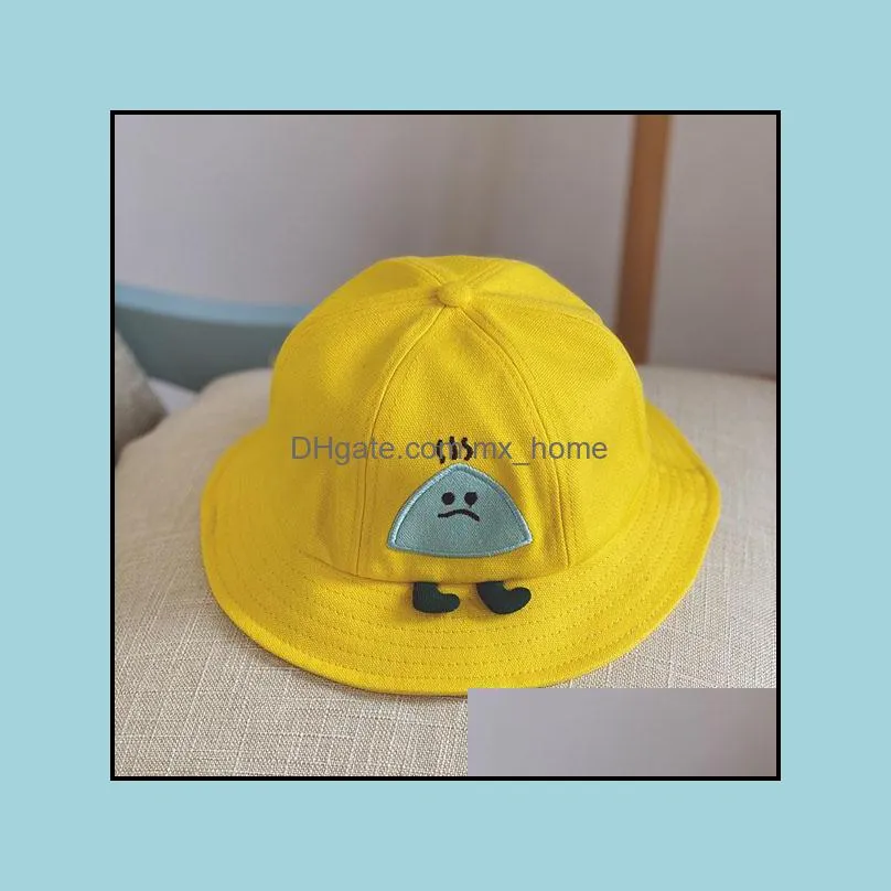 15459 new baby cartoon hats kids bucket hat boys girls sunhat children sun hat caps