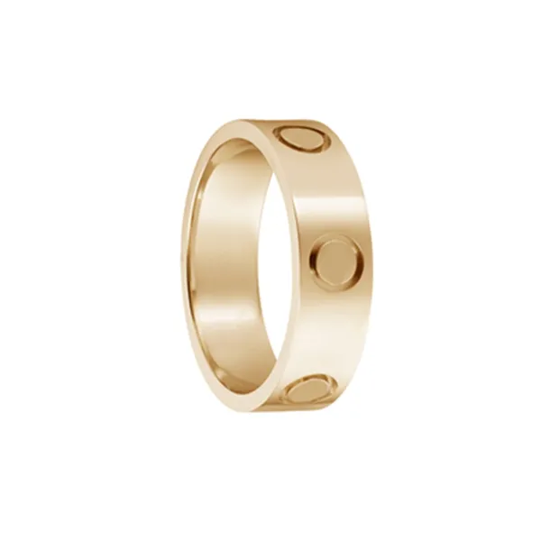 Anello di design Fedi nuziali per donna Uomo Marcatura a vite Acciaio al titanio 316L Fede nuziale con zirconi cubici Aneis Anel Bague Femme Design originale