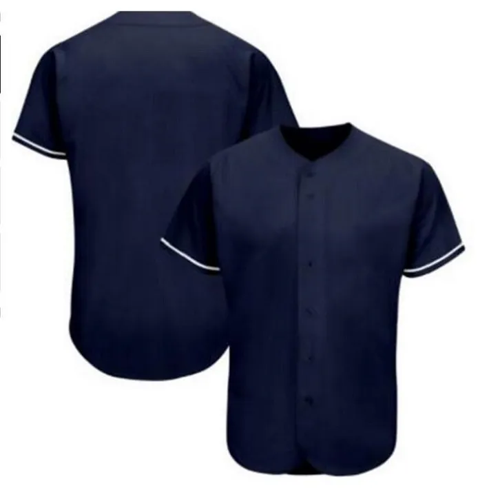 Jerseys de beisebol S-4xl personalizada em qualquer cor branca cinza vermelho preto preto qualidade pano wicking Número respirável e tamanho de camisa113