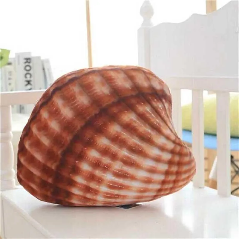 Cushion/Decorative Pillow Marine Life Plush Pillows Conch Shell Starfish Staffed Toys Cute Cushion Dolls For Kids Children Home DecorCushion