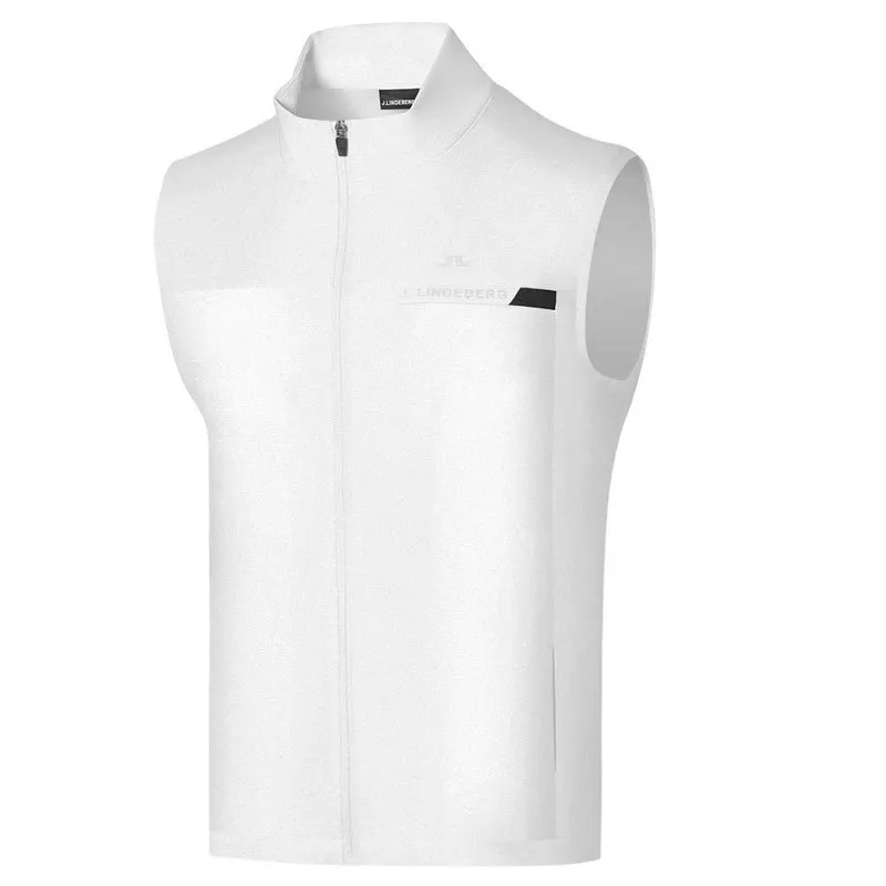 Otoño Invierno Ropa de golf Men039s Plus Chaleco de golf de terciopelo Color blanco o negro JL Sin mangas Deportes al aire libre Ocio Chaqueta delgada 524212F