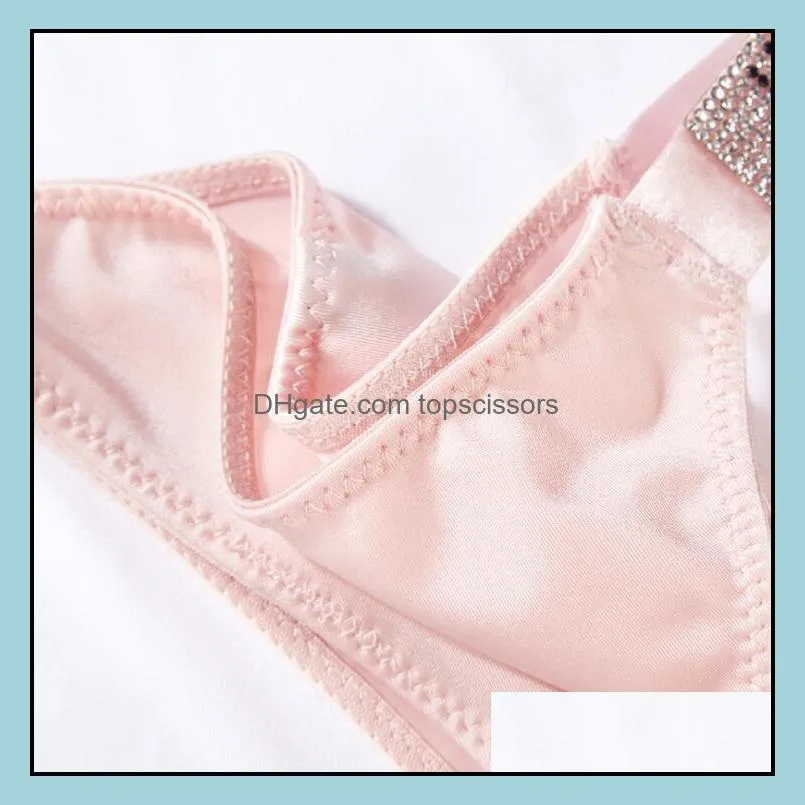 Sexy Rhinestone letters Briefs &Panties Strap Thongs Women`s Buttocks Comfortable Breathable Women Underwear with english name