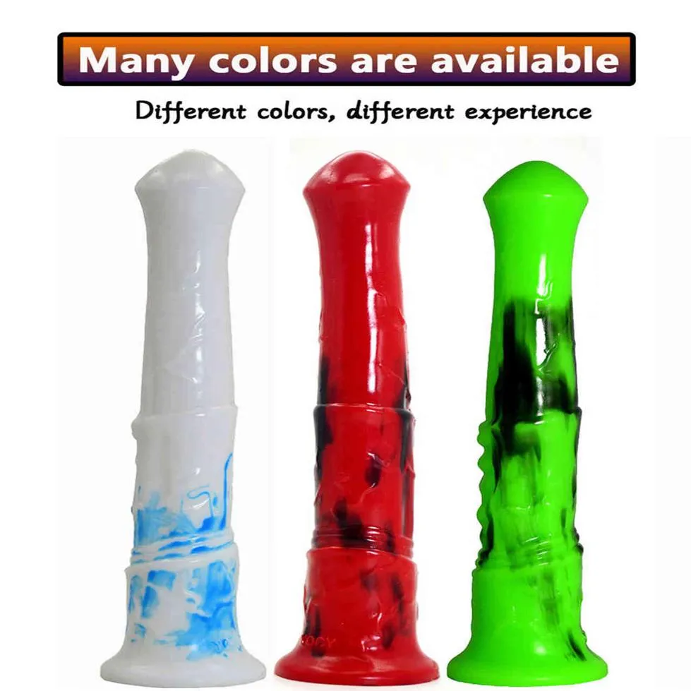製造元特別価格 Nxyディルドファックス動物馬ペニスシリコン長いリアルなディルドカラフルな赤と黒の吸盤コックアナウトイマン女性カップル291h お徳用 Vtech Computer Com