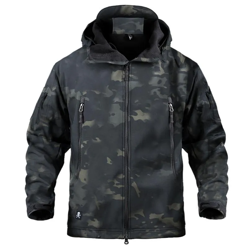 Giacche da uomo Giacca invernale tattica militare Uomo Army CP Camouflage Abbigliamento Giacca a vento impermeabile Multicam Bomber in pile Cappotto UomoGi