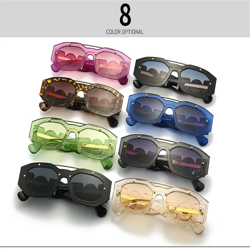 Designer Square Frame Polaroid Sunglasses For Women 2022 With
