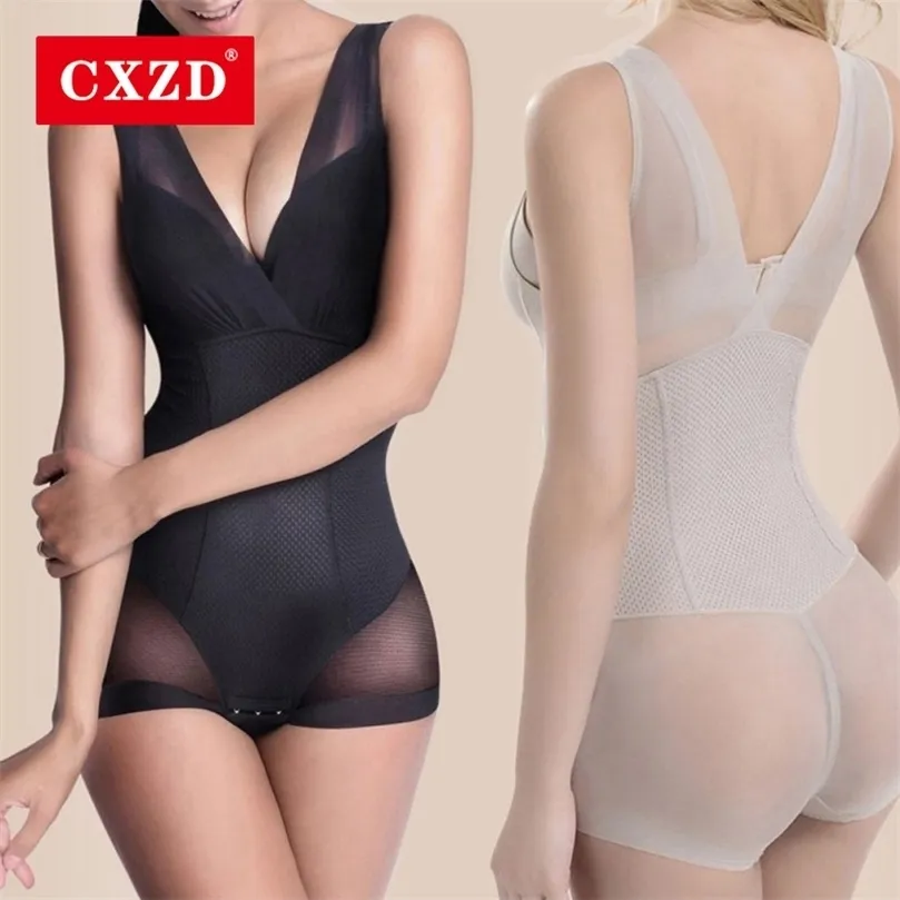 CXZD Lady odchudzanie spalić tłuszcz figi bielizna modelująca brzuch wąskie body urządzenie do modelowania całego ciała bielizna wyszczuplająca kamizelka body kombinezon LX 220720