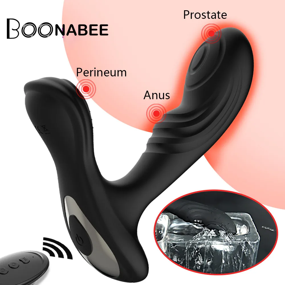 Male Prostate Massage Anal Plug Silicone Prostata Stimulator G-Spot Vibrator sexy Toys For Men Gay Butt Adults