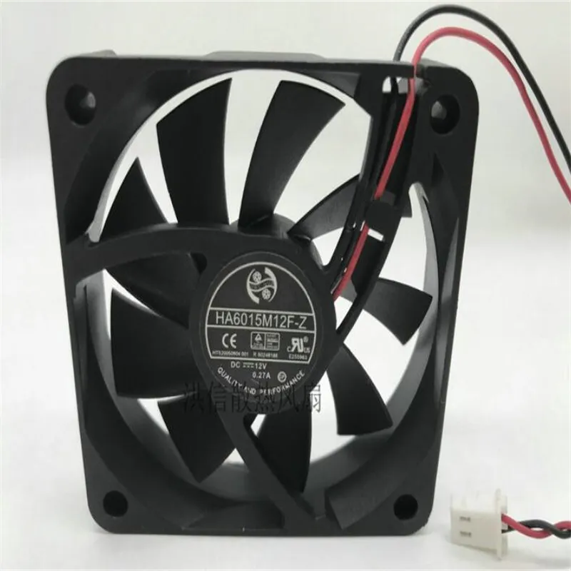 Ventilateur de refroidissement silencieux à deux fils, Original 6015 HA6015M12F-Z DC12V 0,27a, vente en gros