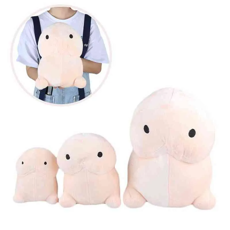 102030cm Soft Funny Cute Kawaii Cushion Bolster Plush Toy Soft Pillow Pink Dingding J220729