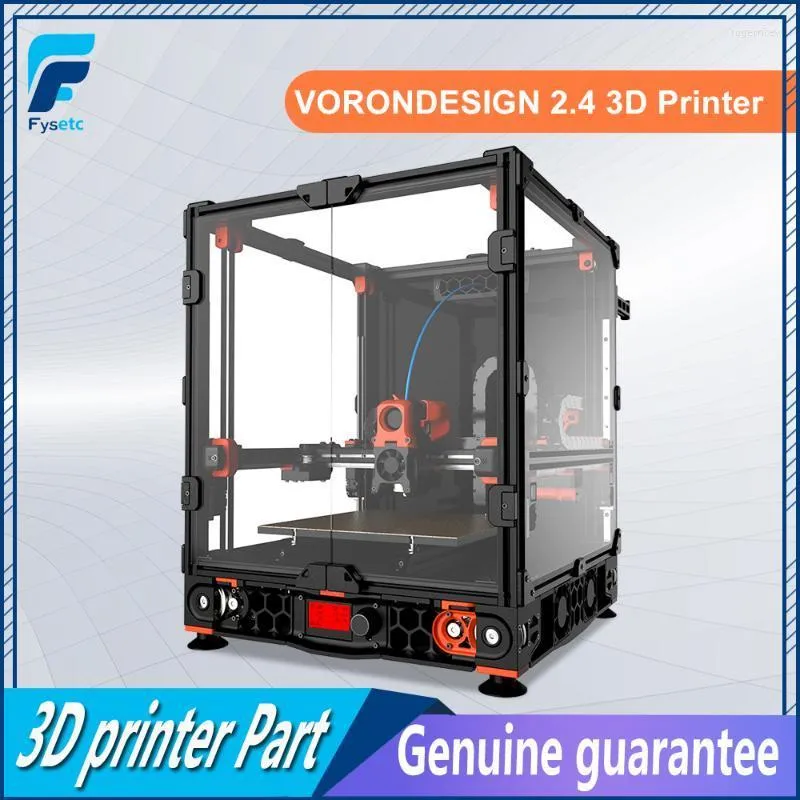 Printers vóór de verkoop Vorondesign 2.4 350x350x350mm Corexy Hoogwaardige 3D -printer Kitprinters Roge22