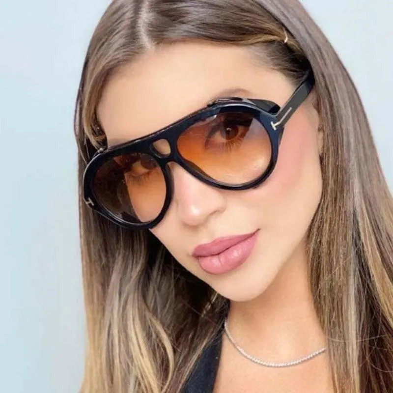 نظارة شمسية مصممة العلامة التجارية Goggle Hindproof Men Women Fashion Shades UV400 Vintage Glasses 50557