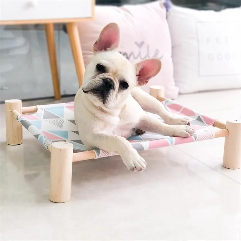 Summer Pet Hammock Dog Loft Bed For Small Dogs Puppy French Bulldog Mat House Cushion Lounger Cats Breathable Washable LJ200918 From Luo09 18.9 DHgate.Com