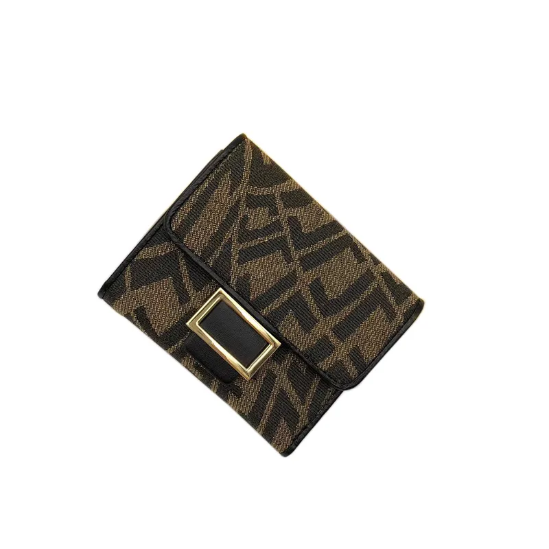 Kobiet Portfel Letter Luksusowy mody mini torebki Wysokiej jakości skórzane przedział wewnętrzny Tourse Tourse Designer Portfels 2730