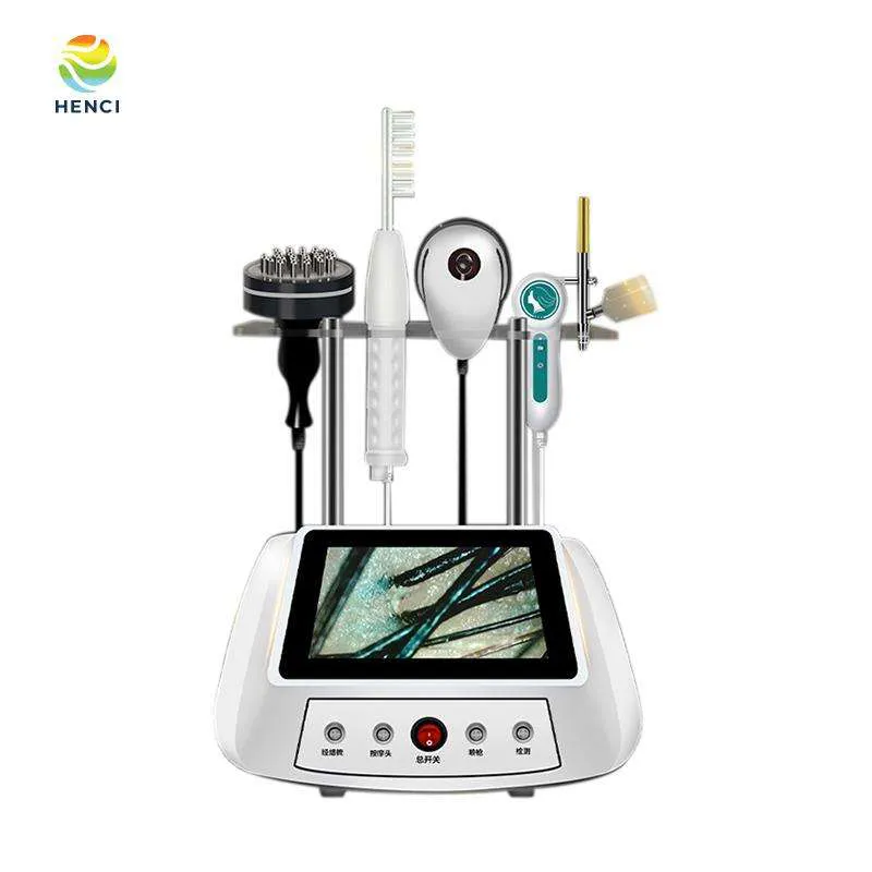 Hair and scalp analysis hair regrowth treatment machine anti hair-loss full body massage therapy tools