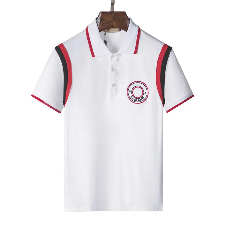 2022 Hommes Designer Polo Shirt Homme Mode Angleterre Styliste Poloshirts Hommes Casual Golf Polos Chemise High Street Broderie Snake Bee Polos Respirant Top Tee