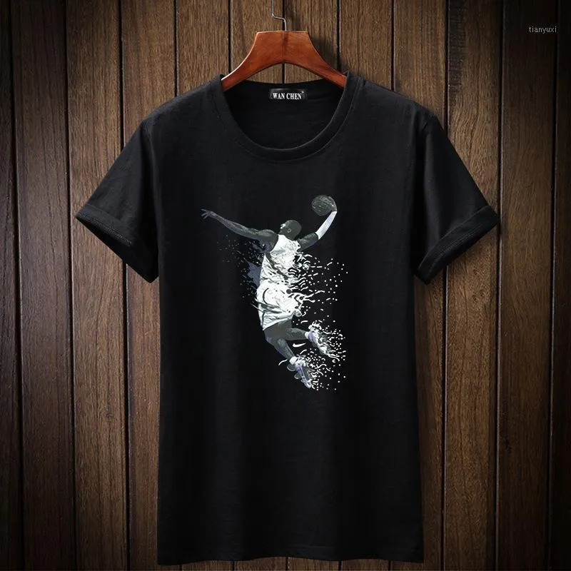 T-shirt da uomo 2022 Versione coreana della maglietta giovanile a maniche corte girocollo divertente creativo primavera tendenza