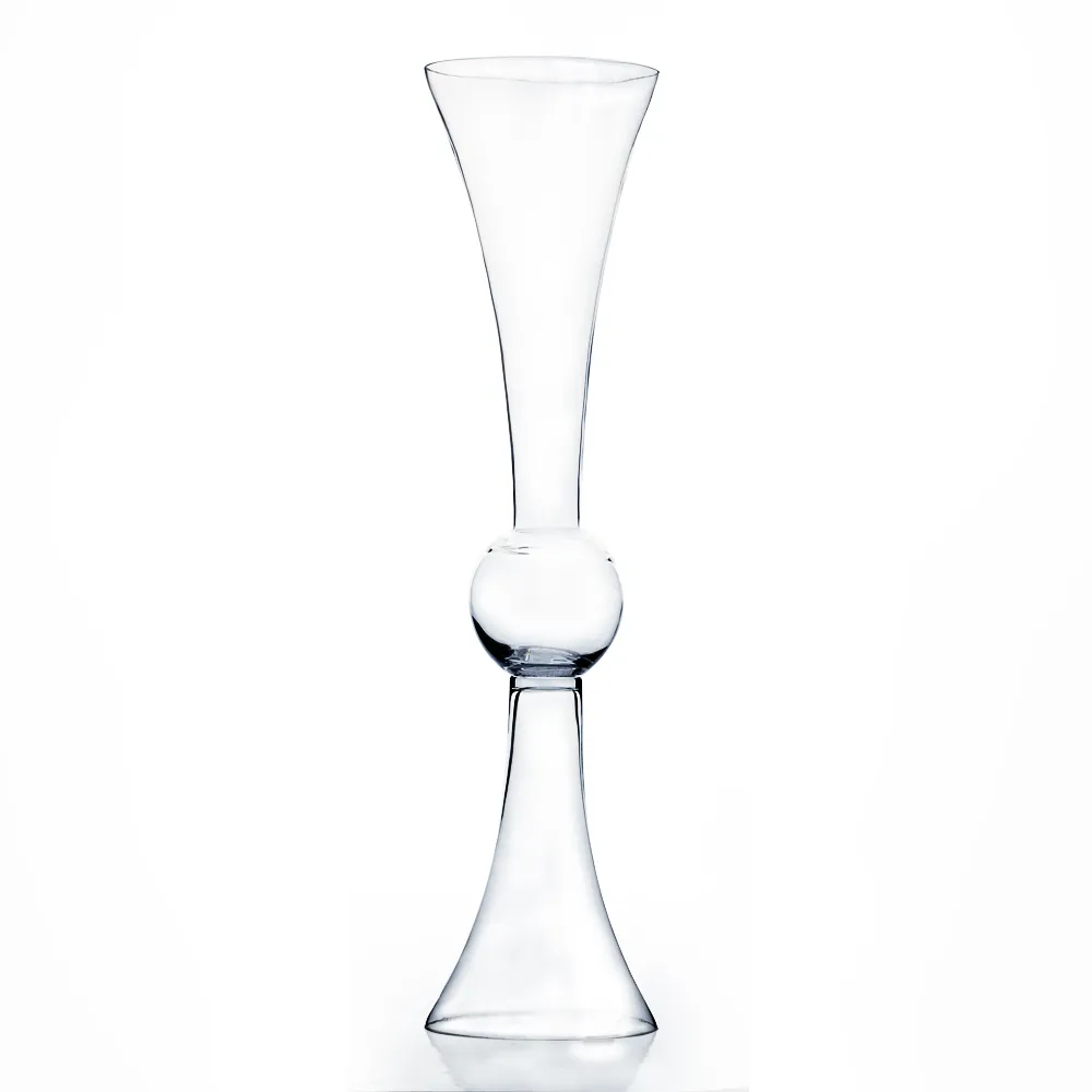 2 Vasi Portafiori Centrotavola In Acrilico Trasparente Inweder - Altezza 80 Cm, Forma Colonna Geometrica, Componibili Per Matrimoni E Eventi - 4