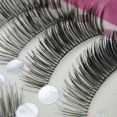 Wholesale-Latest 10 Pairs Natural Long Thick False Eyelashes Beauty Makeup Eye Lashes Extension