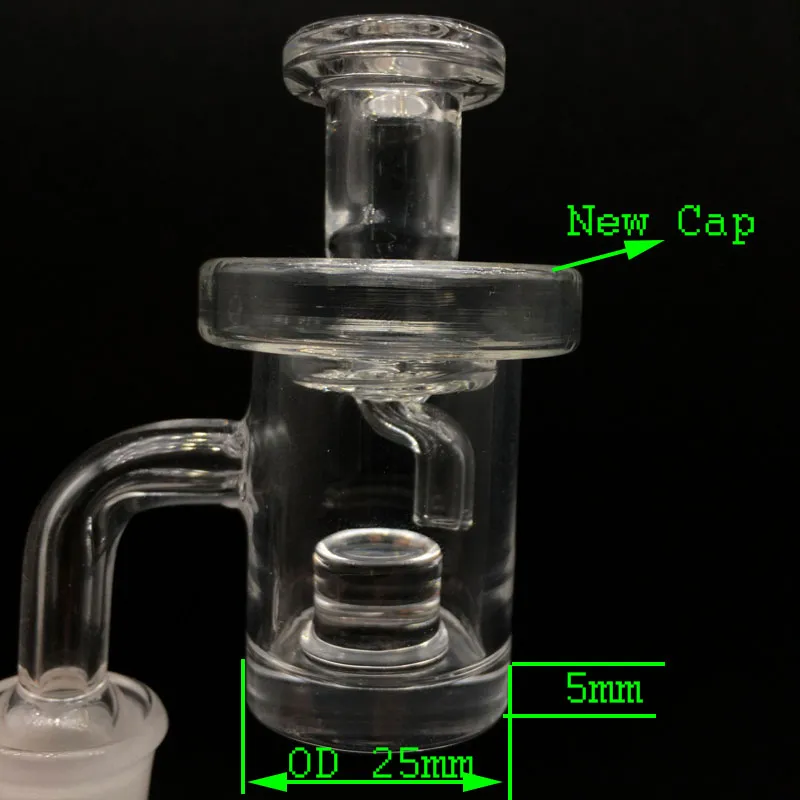 2017 5mm Bottom XL Core Reactor QuartzBanger With Glass Carb Caps 10mm 14mm 18mm Quartz Thermal Banger Nails For Bongs Oil RIgs