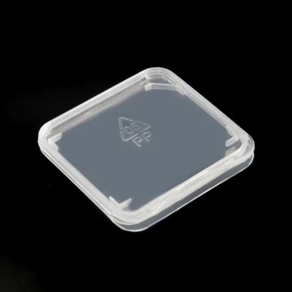 1000pcs lot High Quality SD Card SDHC SDXC Memory Card Protect Case Holder Plastic Box Jewel Cases258I
