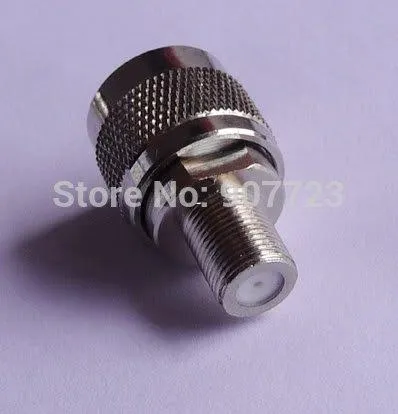 50PC RF Connector Adapter N Male to F Female